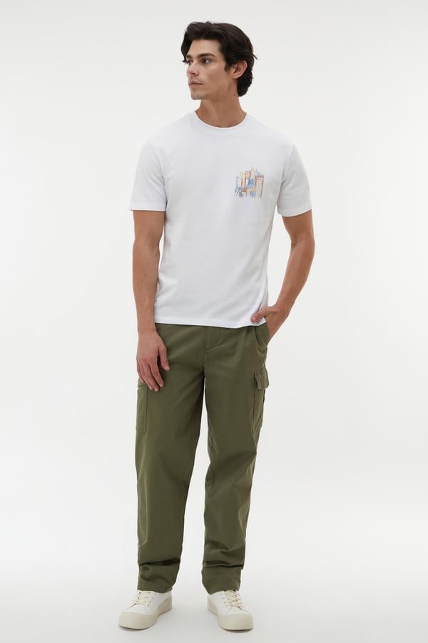 TAPERED FIT CEPLİ PANTOLON