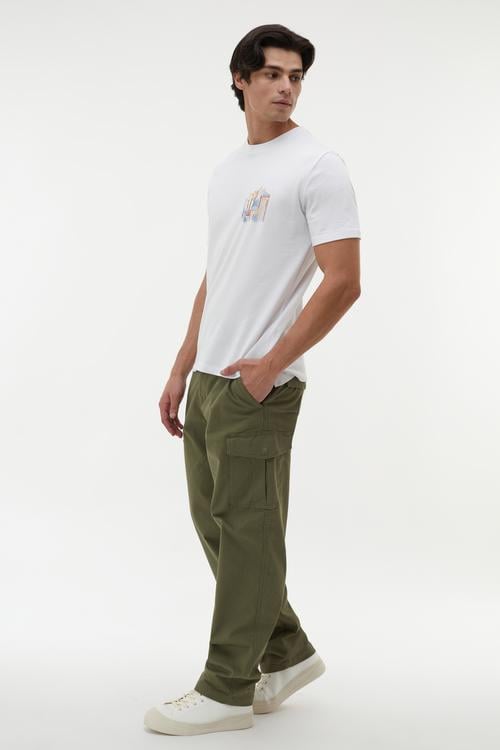 TAPERED FIT CEPLİ PANTOLON