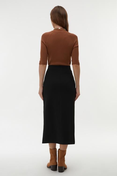  YIRTMAÇLI MİDİ ETEK