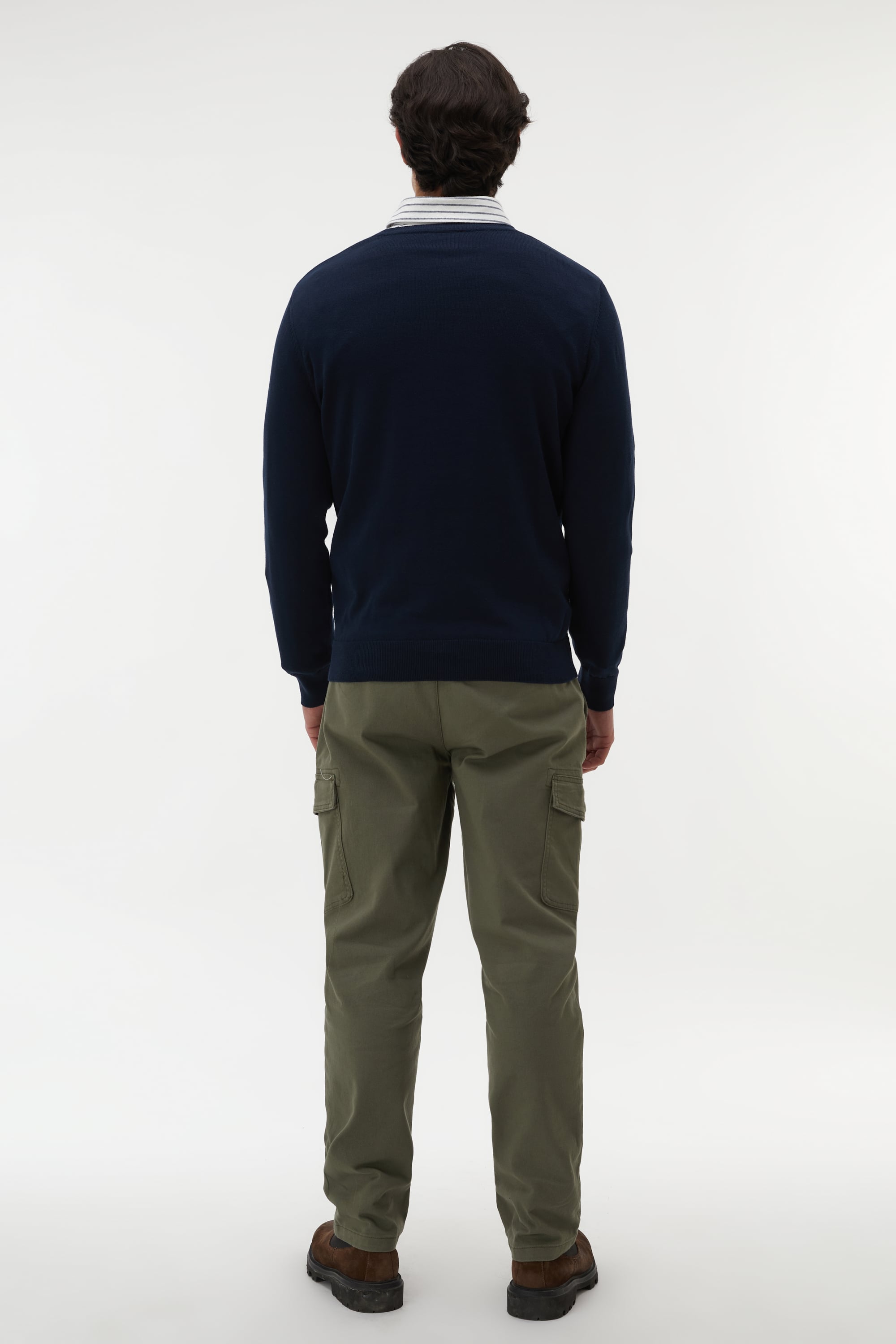 BİSİKLET YAKA UZUN KOLLU KAZAK