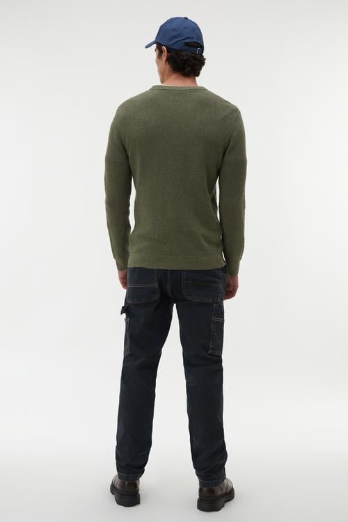 BİSİKLET YAKA TRİKO KAZAK