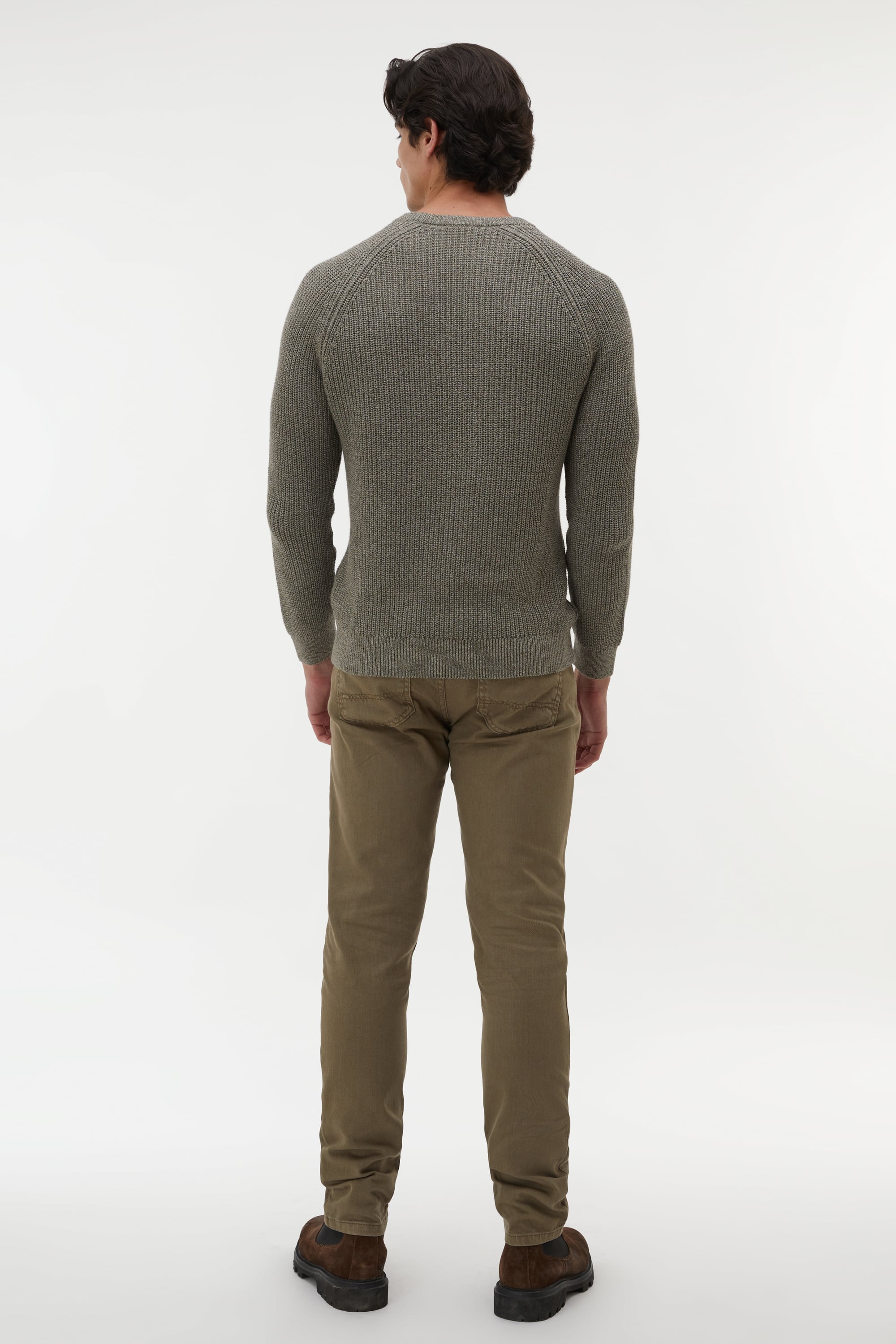 MELANJLI BİSİKLET YAKA KAZAK