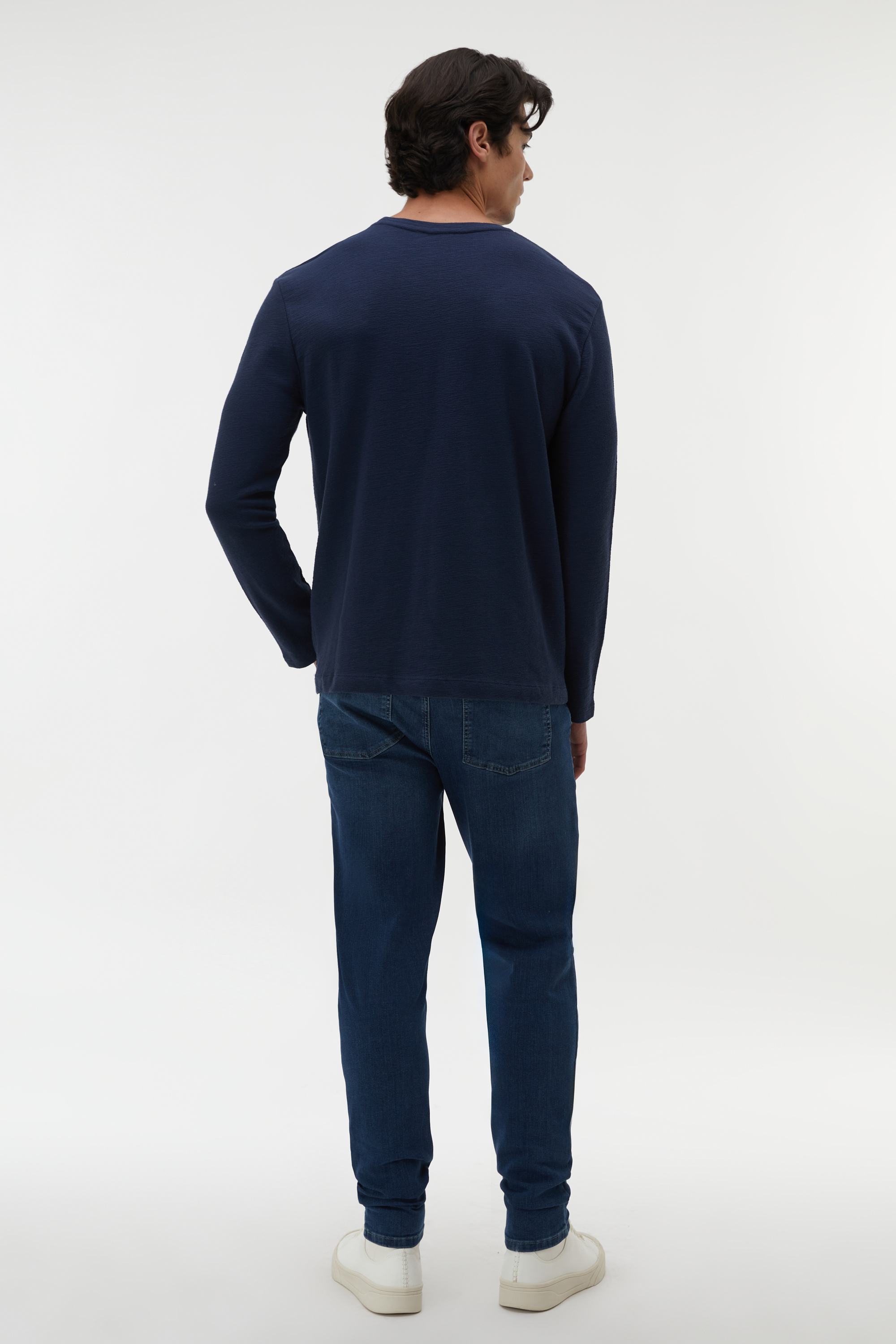 BİSİKLET YAKA LOOSE FIT KAZAK