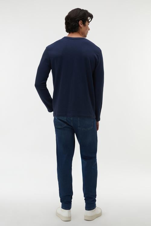 BİSİKLET YAKA LOOSE FIT KAZAK