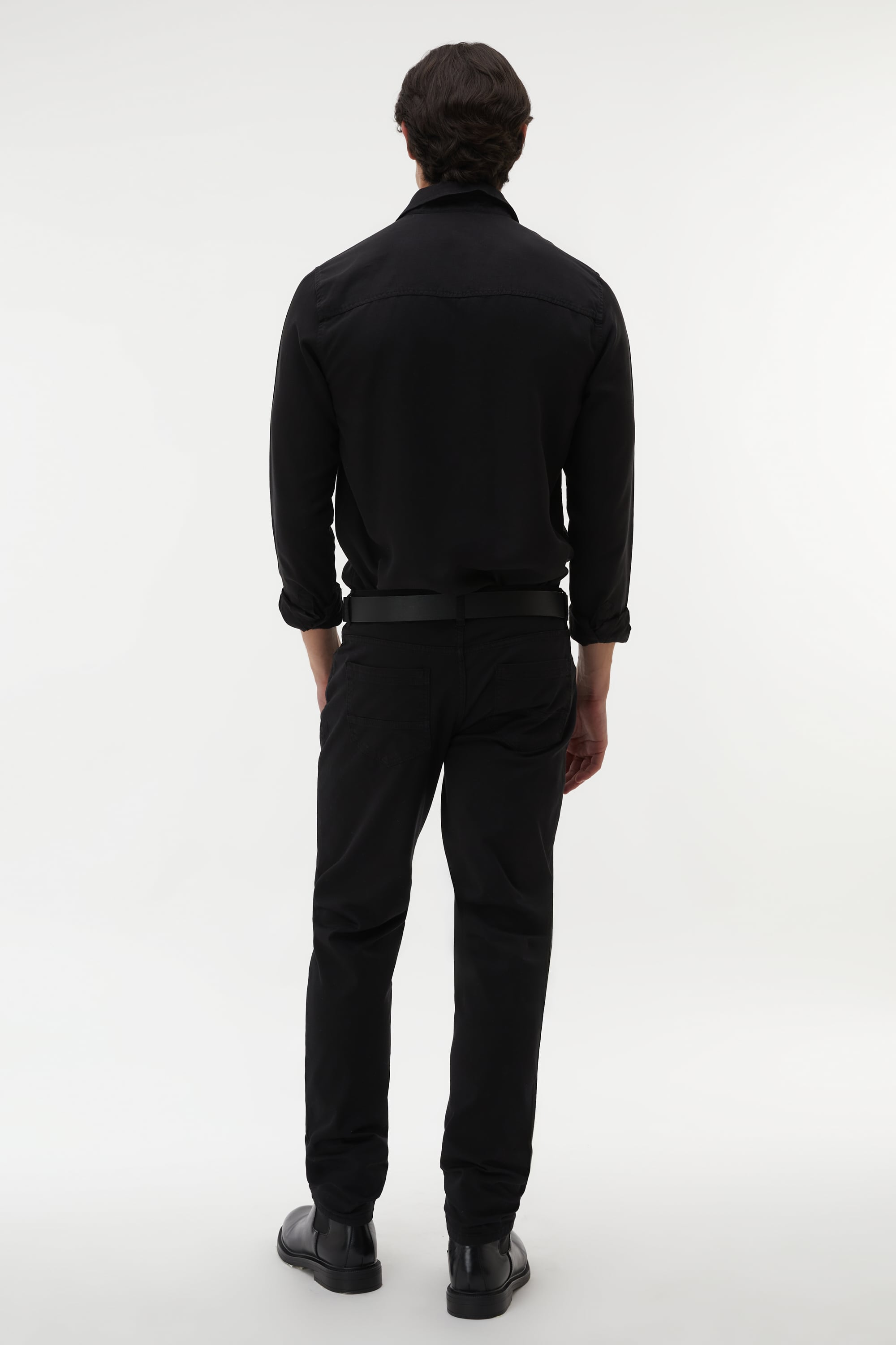 REGULAR FIT TEK CEPLİ UZUN KOLLU GÖMLEK