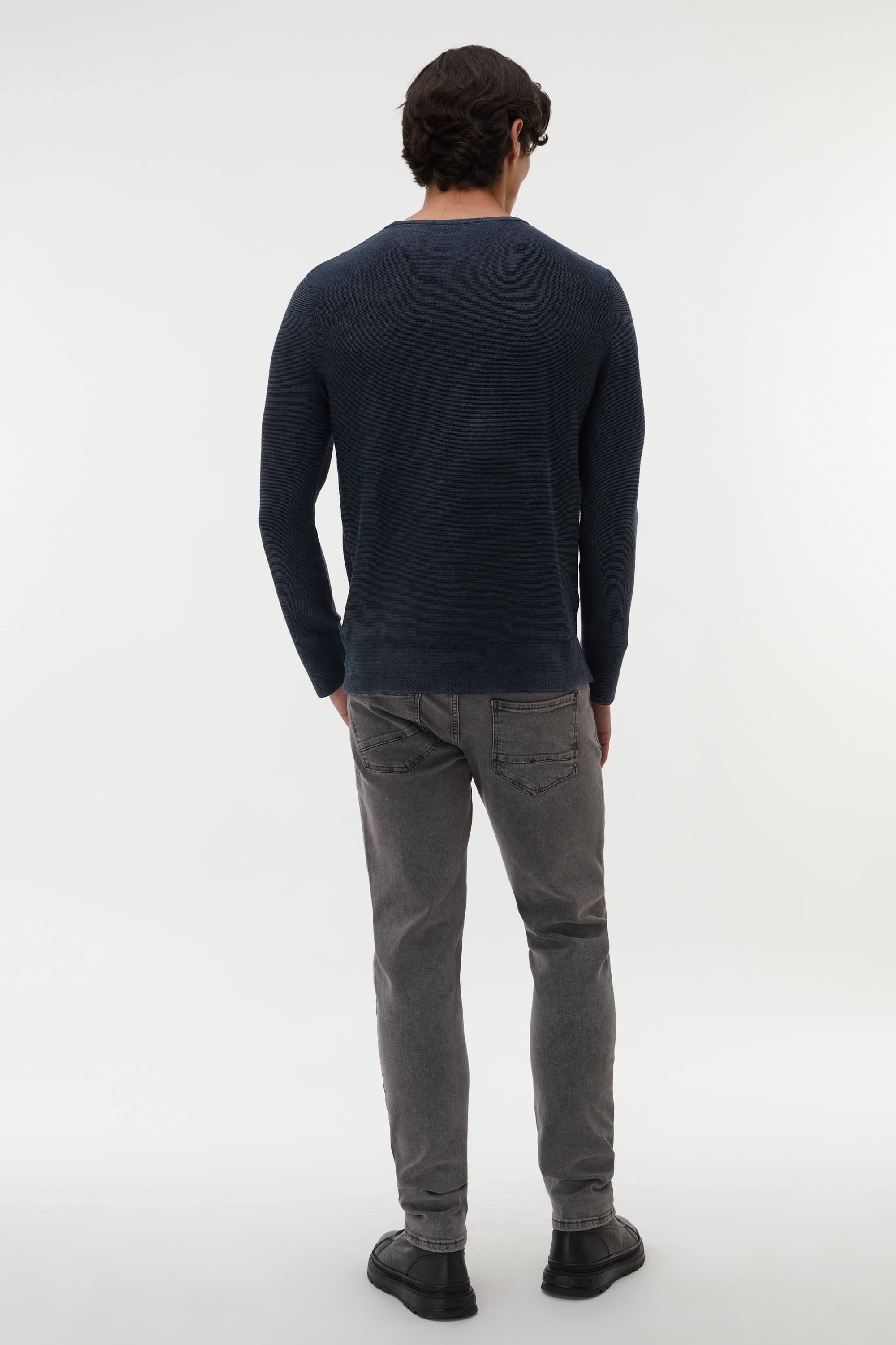 BİSİKLET YAKA REGULAR FIT KAZAK