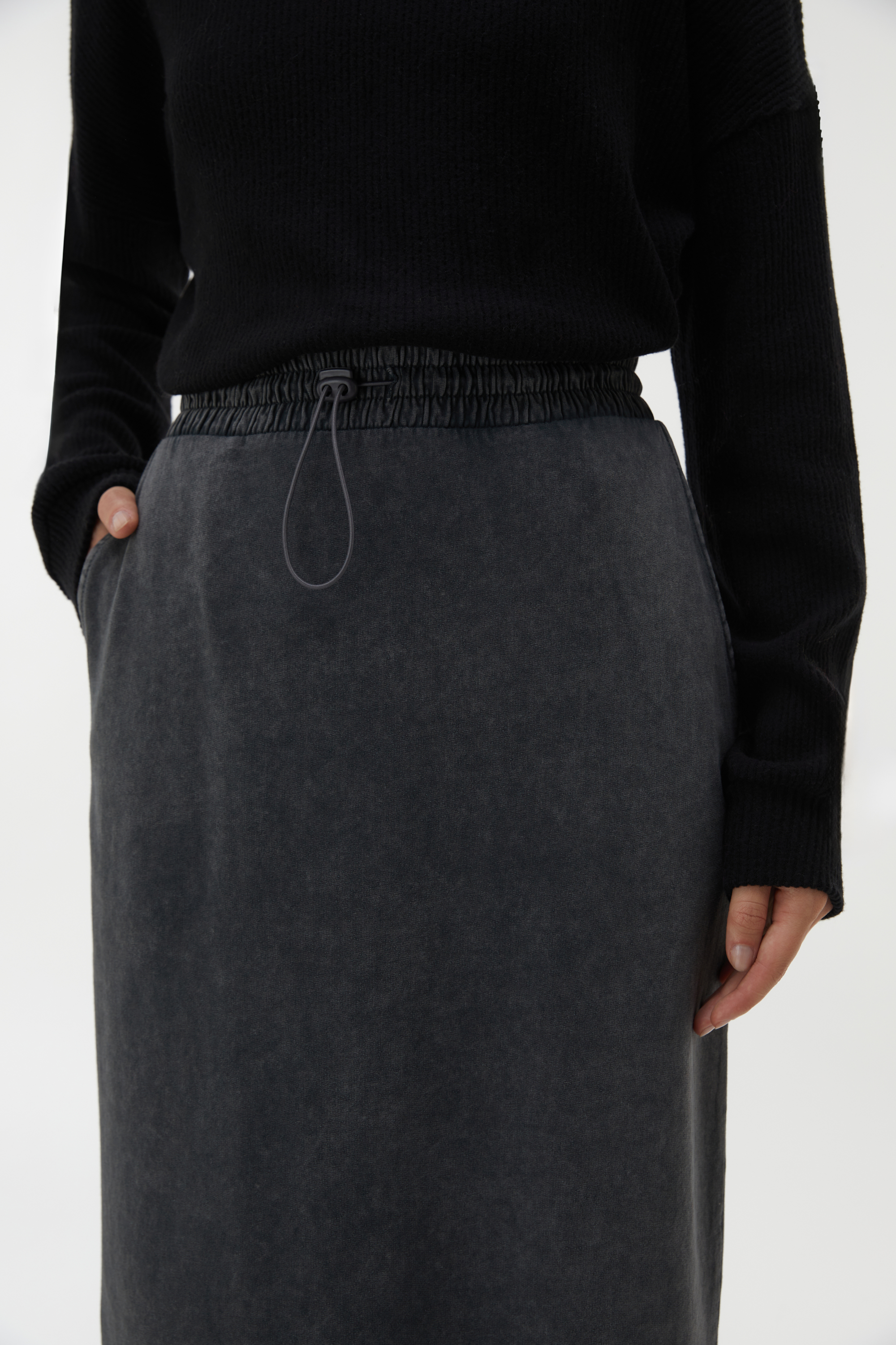 BELİ LASTİKLİ MAXI ETEK