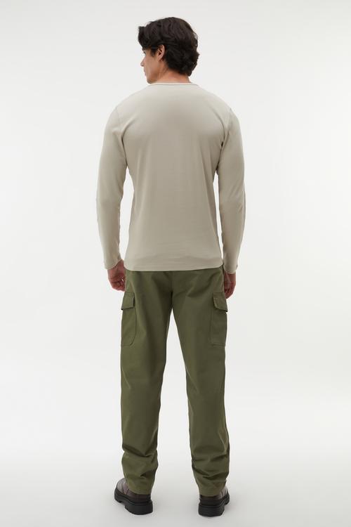  BİSİKLET YAKA UZUN KOLLU T-SHIRT