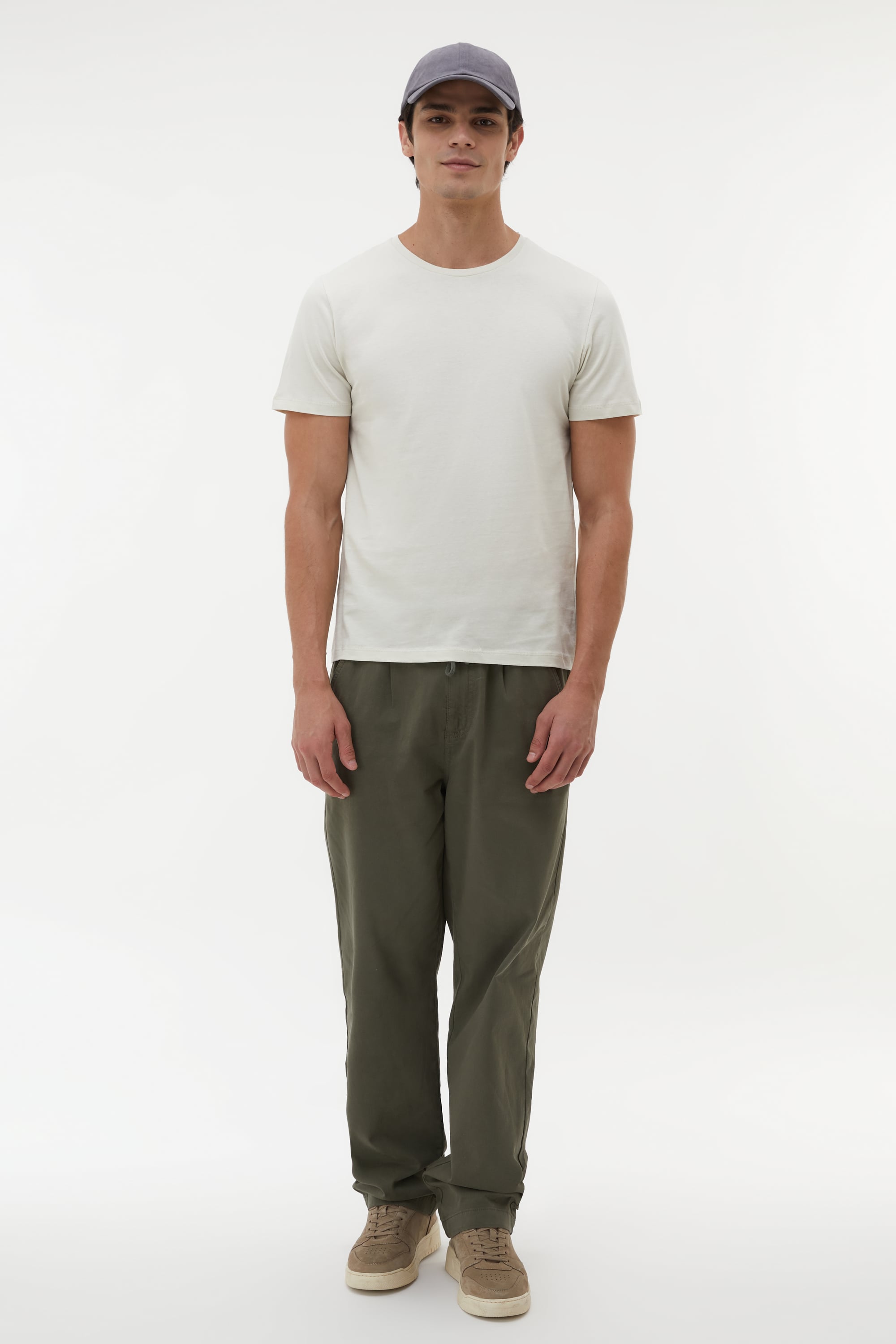 BİSİKLET YAKA REGULAR FIT T-SHIRT