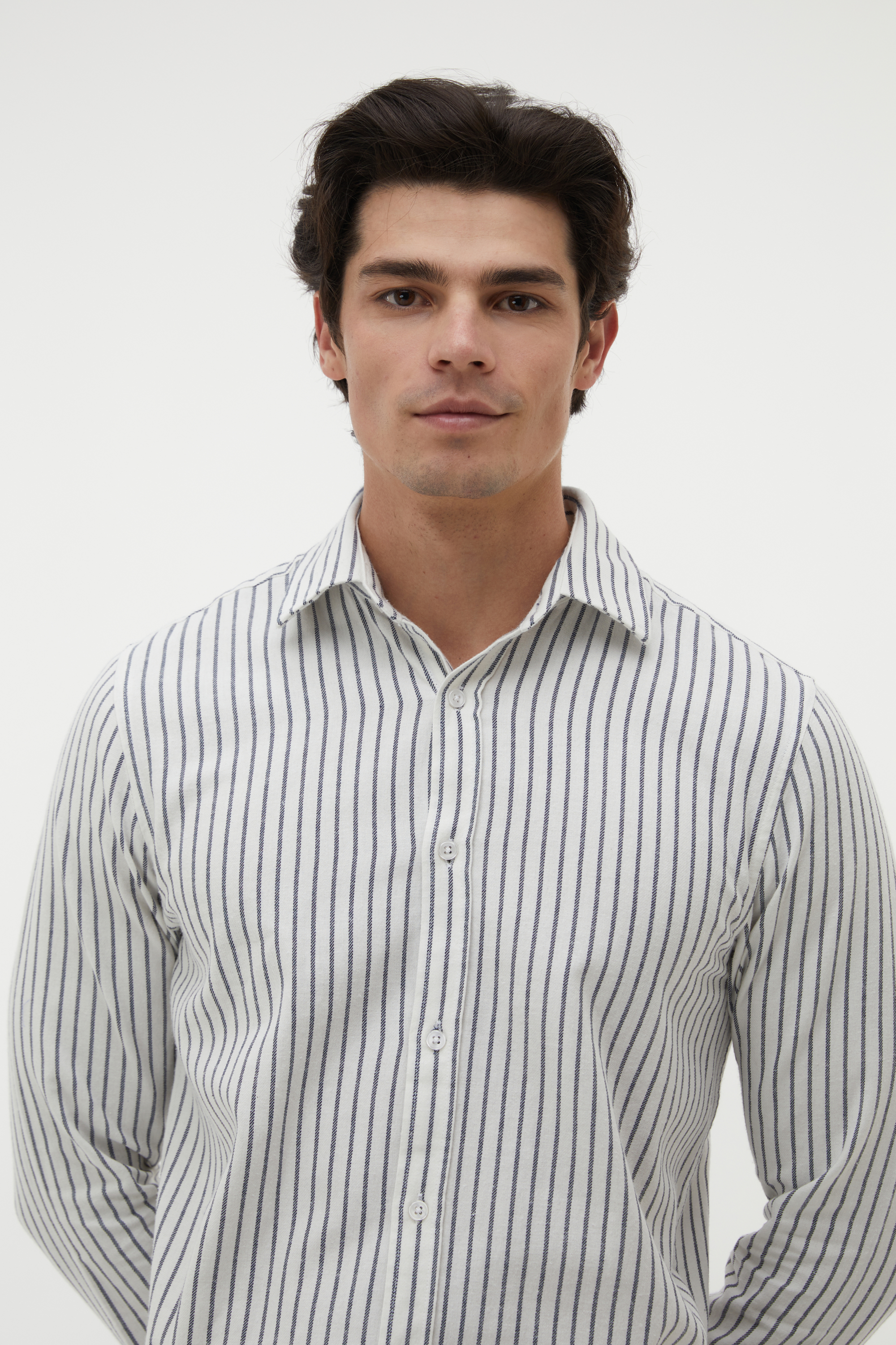 ÇİZGİLİ REGULAR FIT UZUN KOLLU GÖMLEK