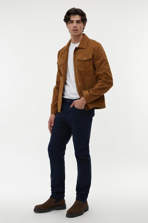  SÜET GÖRÜNÜMLÜ TRUCKER CEKET