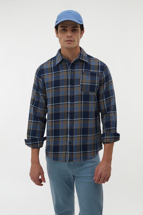  PAMUKLU EKOSELİ REGULAR FIT GÖMLEK