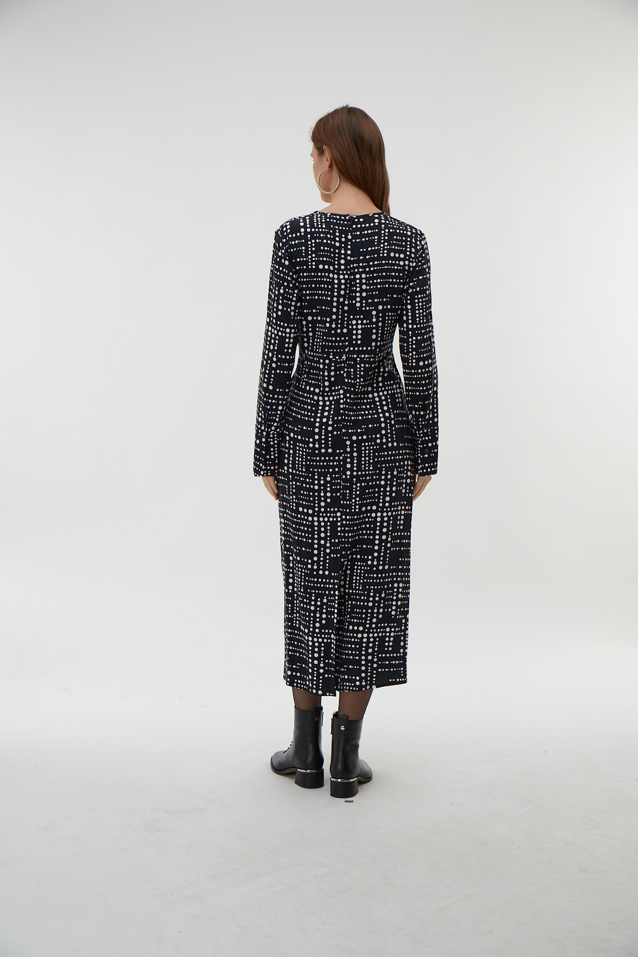 VİSKOZ MİDİ ELBİSE