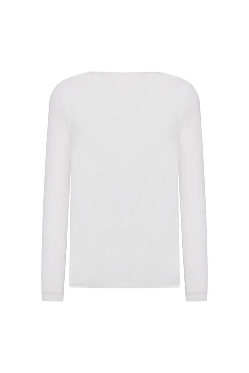 V YAKA UZUN KOLLU T-SHIRT