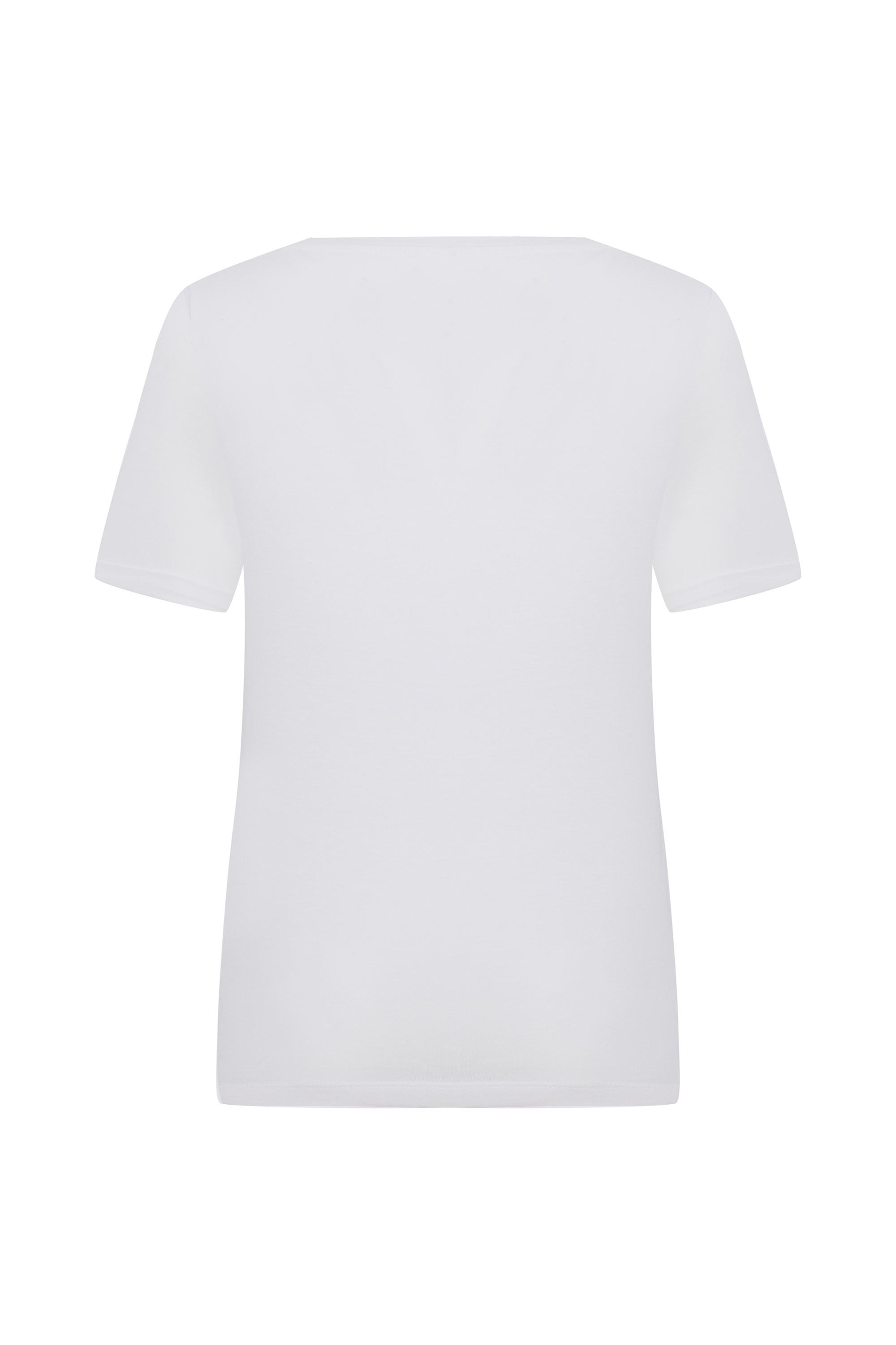 PAMUKLU V YAKA T-SHIRT