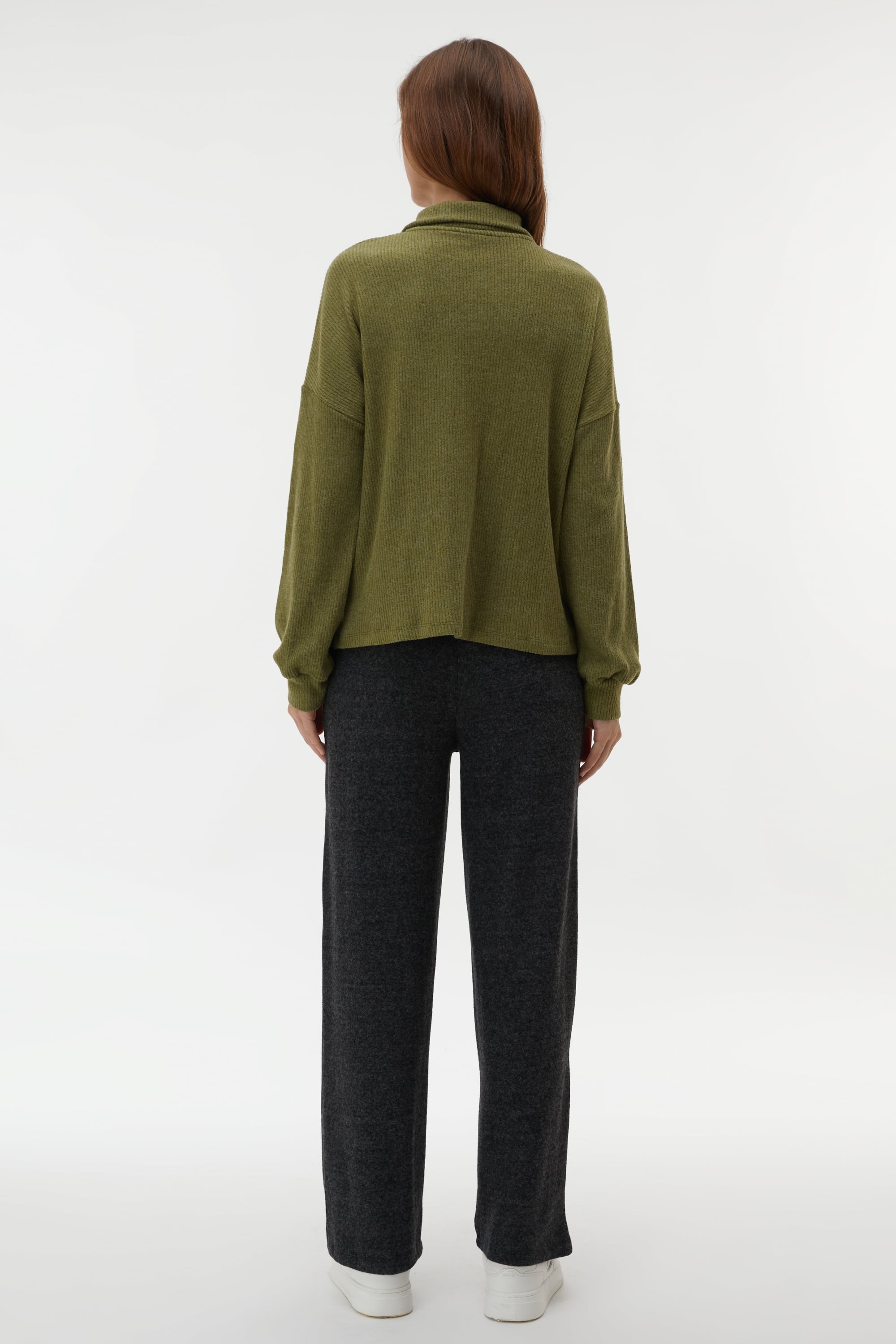 BELİ LASTİKLİ ÖRME PANTOLON