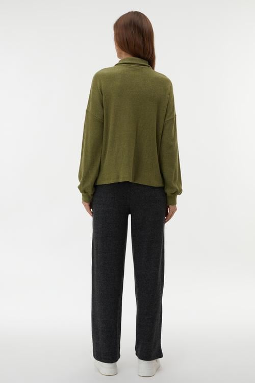  BELİ LASTİKLİ ÖRME PANTOLON