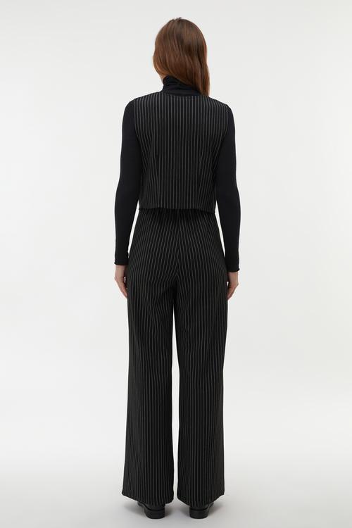  ÇİZGİLİ CASUAL YELEK