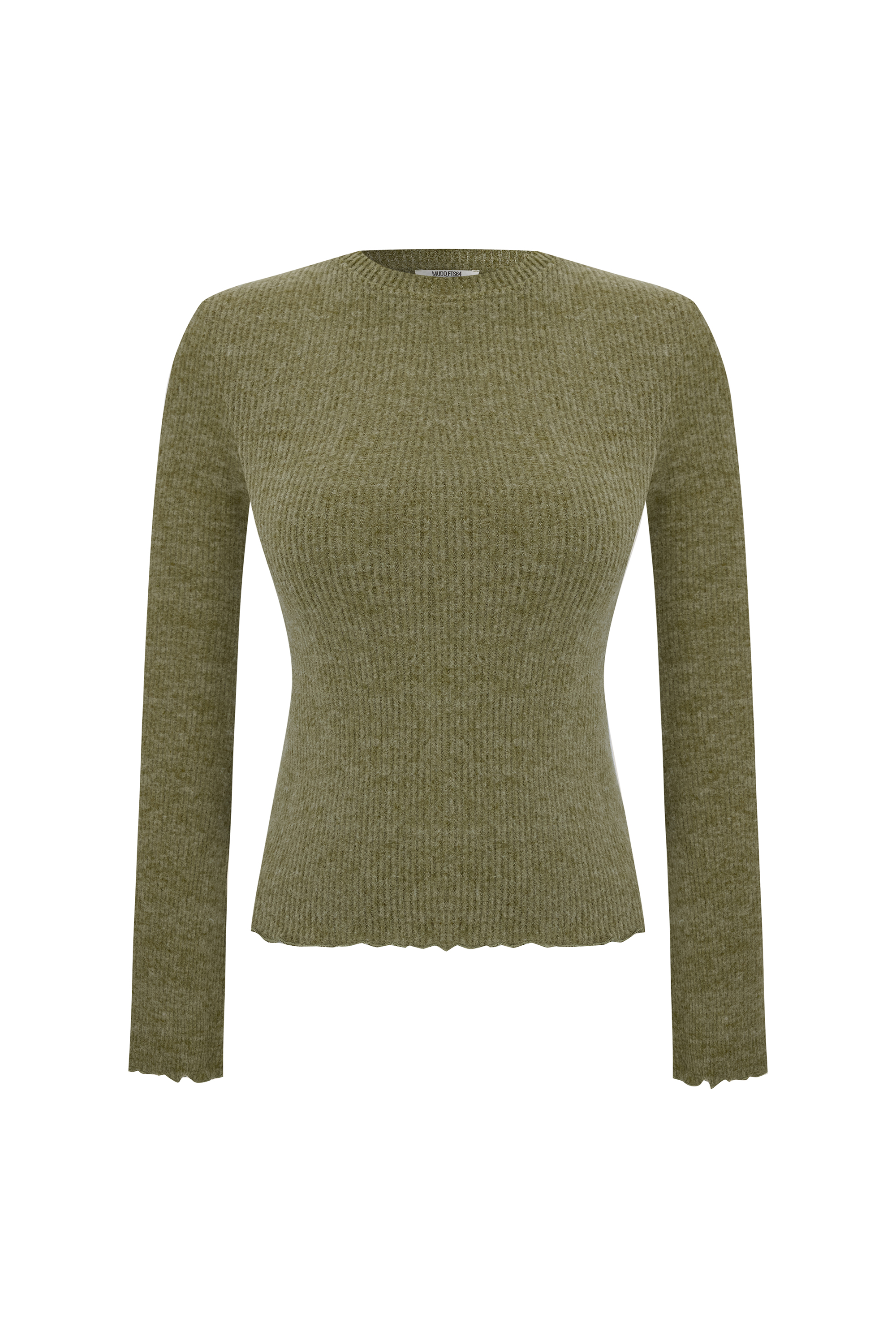 FİTİLLİ DİK YAKA BLUZ