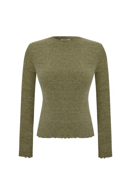  FİTİLLİ DİK YAKA BLUZ