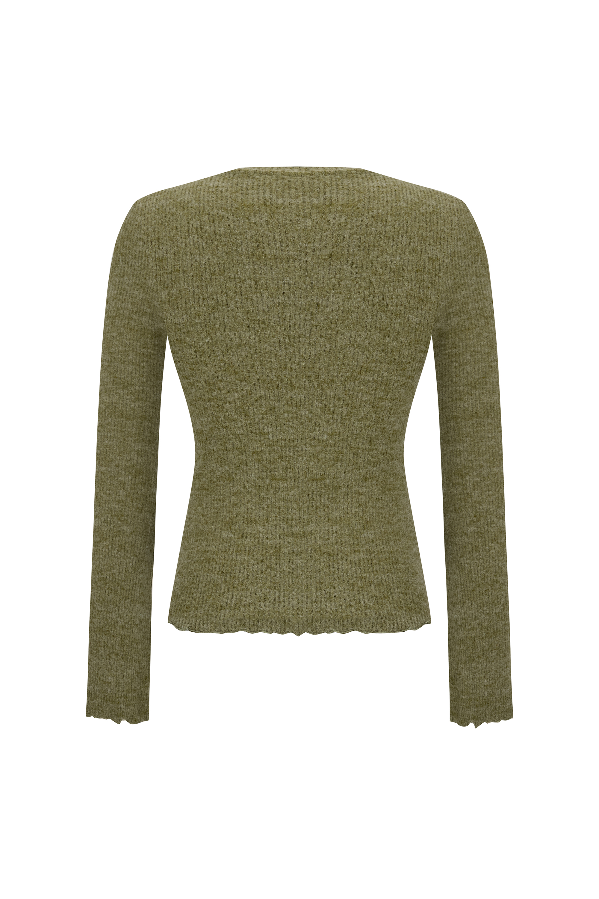 FİTİLLİ DİK YAKA BLUZ