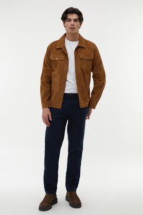  SÜET GÖRÜNÜMLÜ TRUCKER CEKET