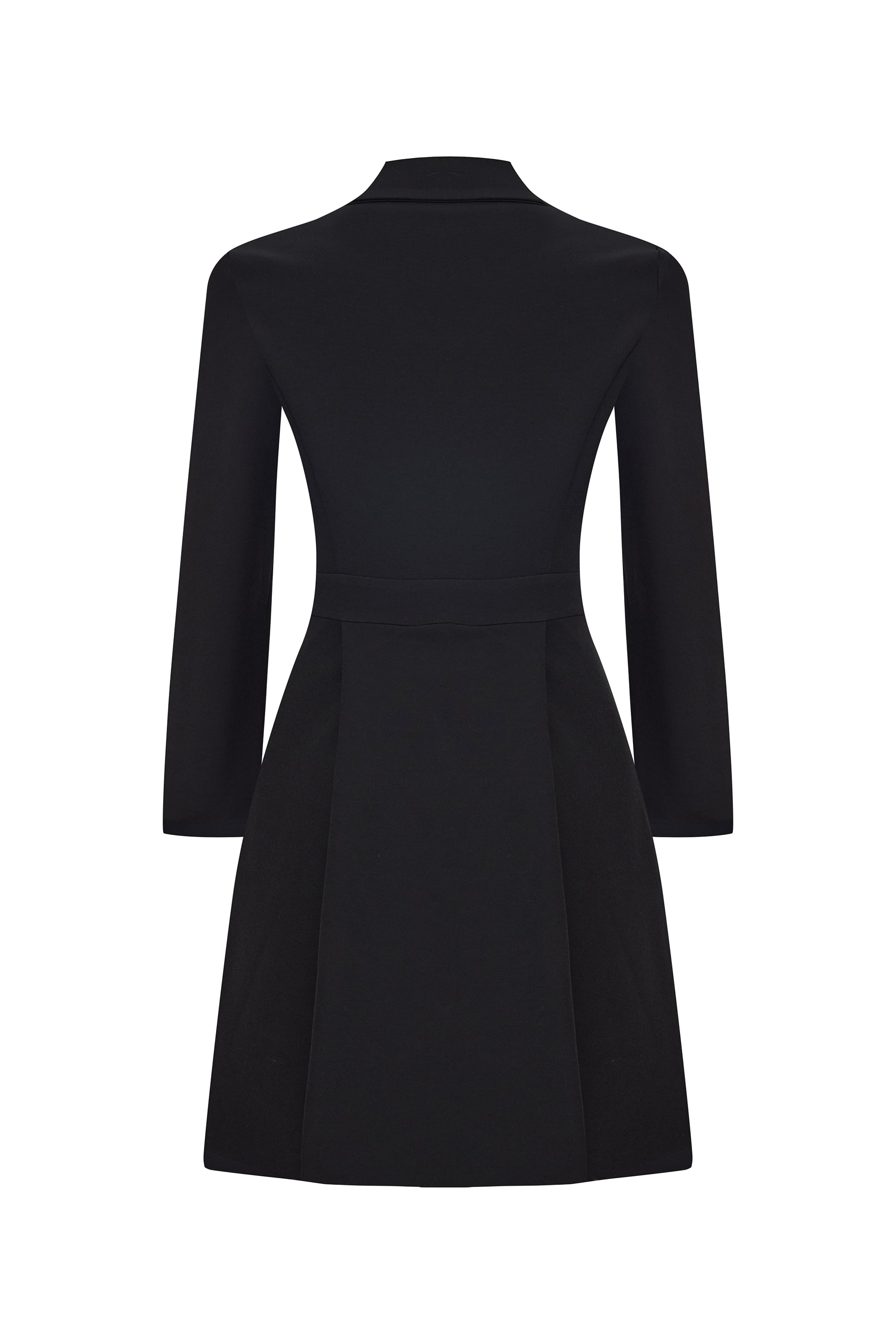 FIRFIRLI MİNİ GÖMLEK YAKA ELBİSE