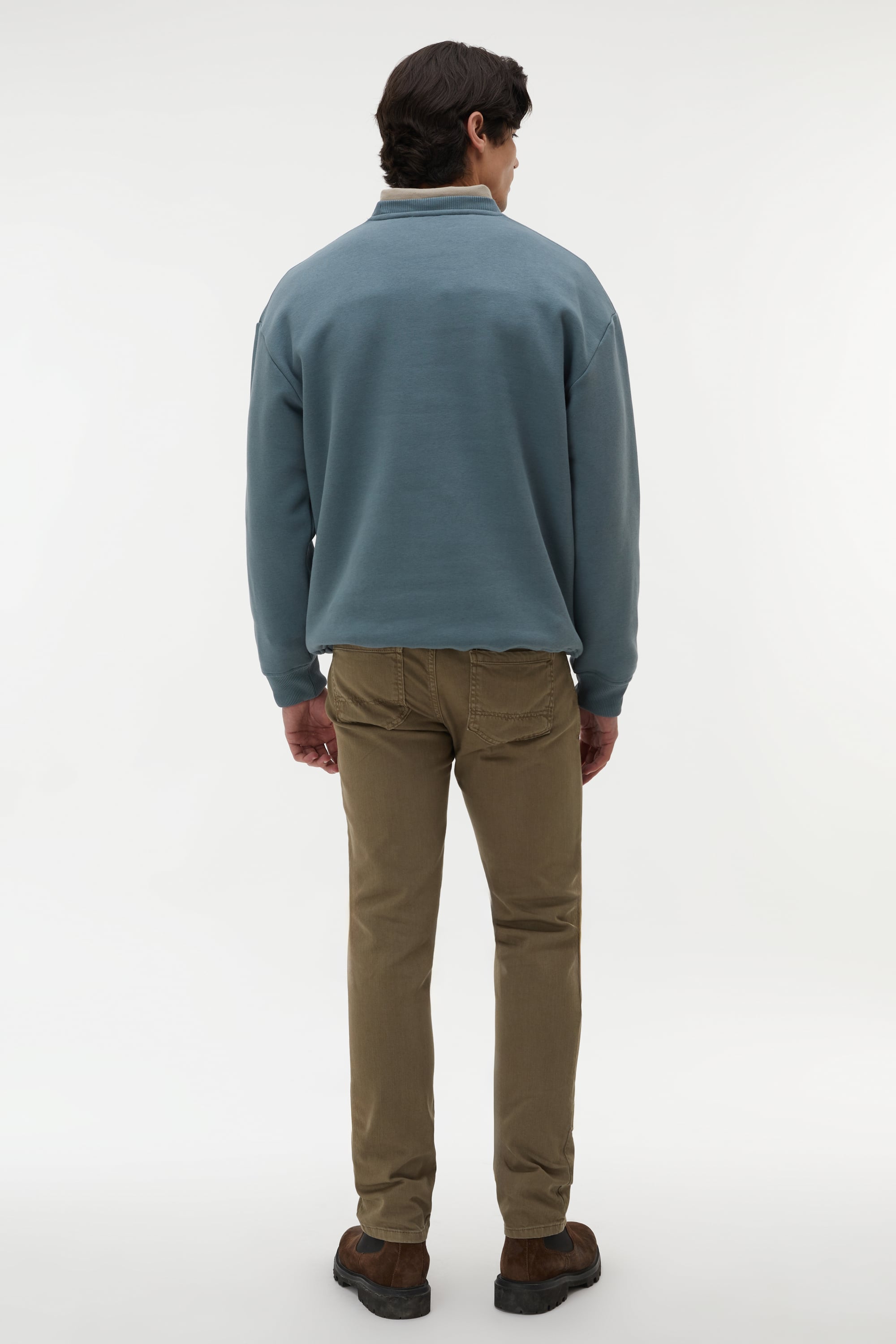 BİSİKLET YAKA SWEATSHIRT