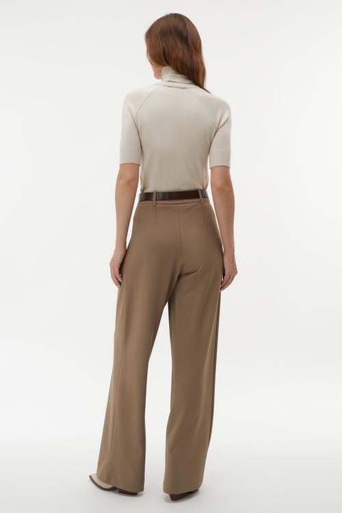 WIDE LEG PİLELİ PANTOLON