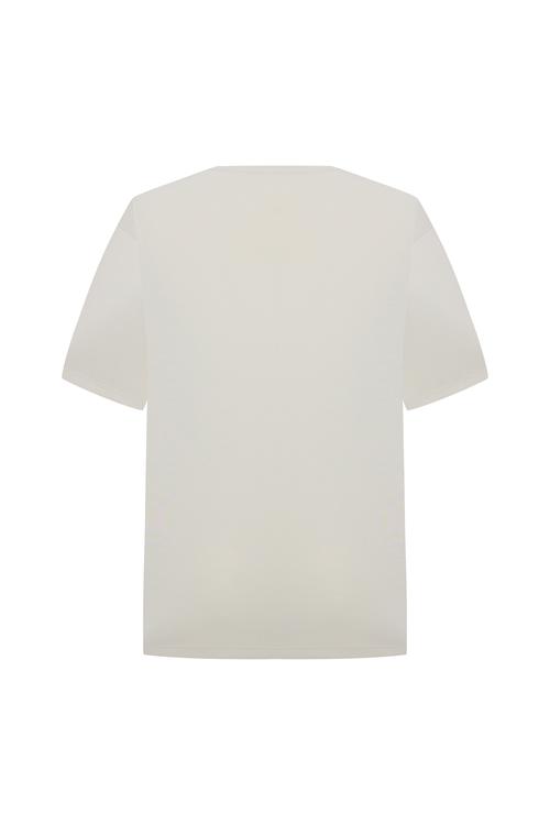 LOOSE FIT BİSİKLET YAKA T-SHIRT