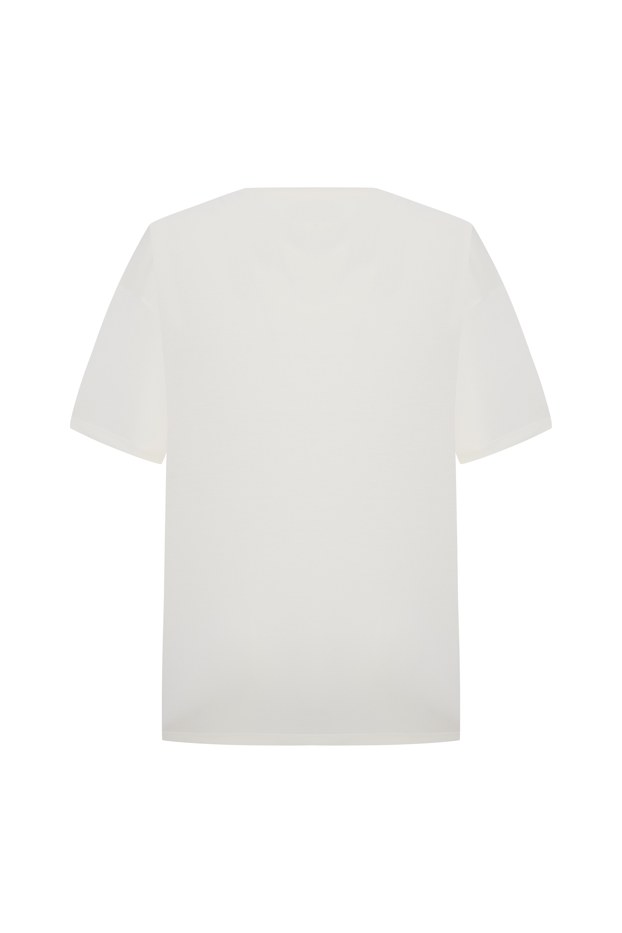 LOOSE FIT BİSİKLET YAKA T-SHIRT