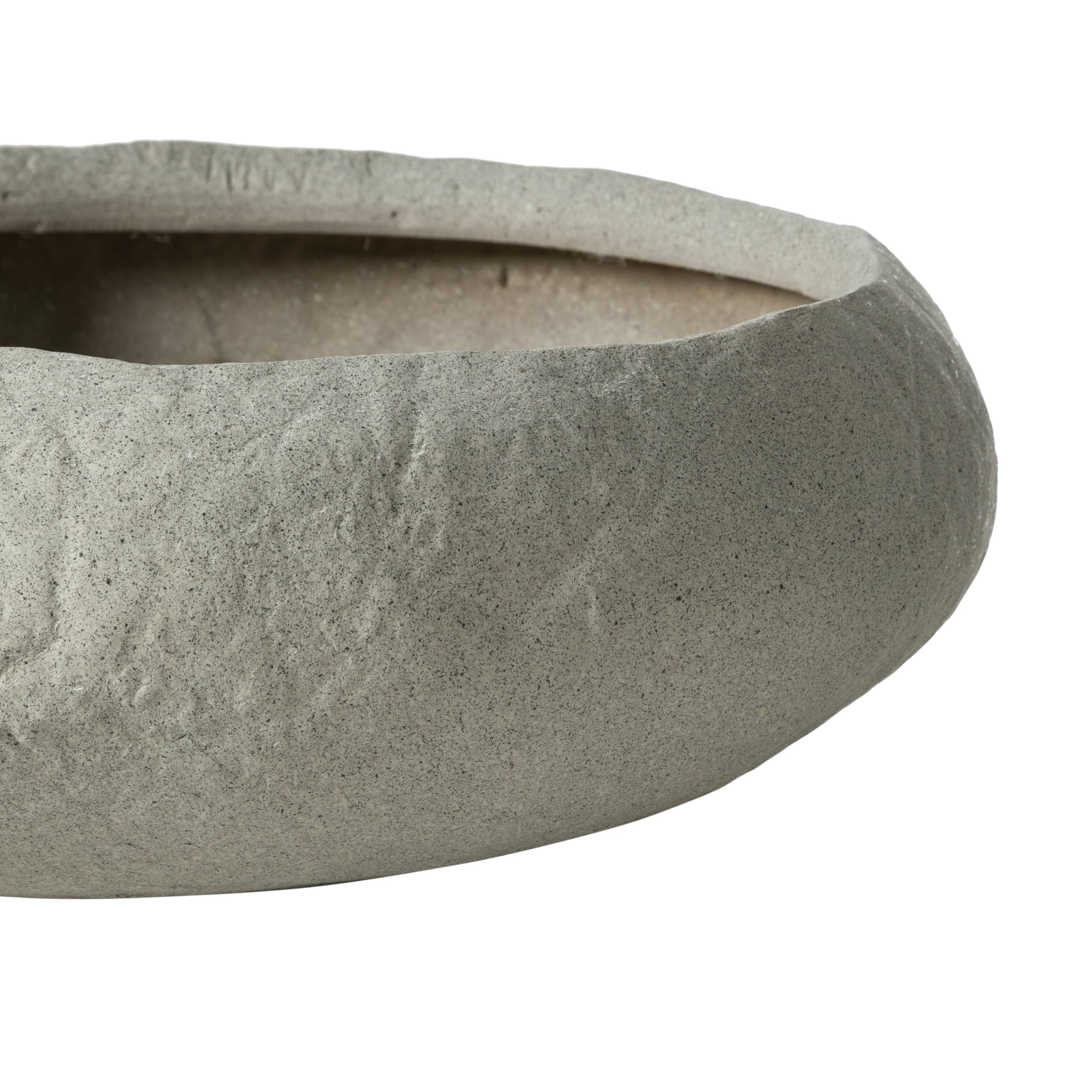 EARTH DEKORATİF KASE BEJ 55X50X20CM