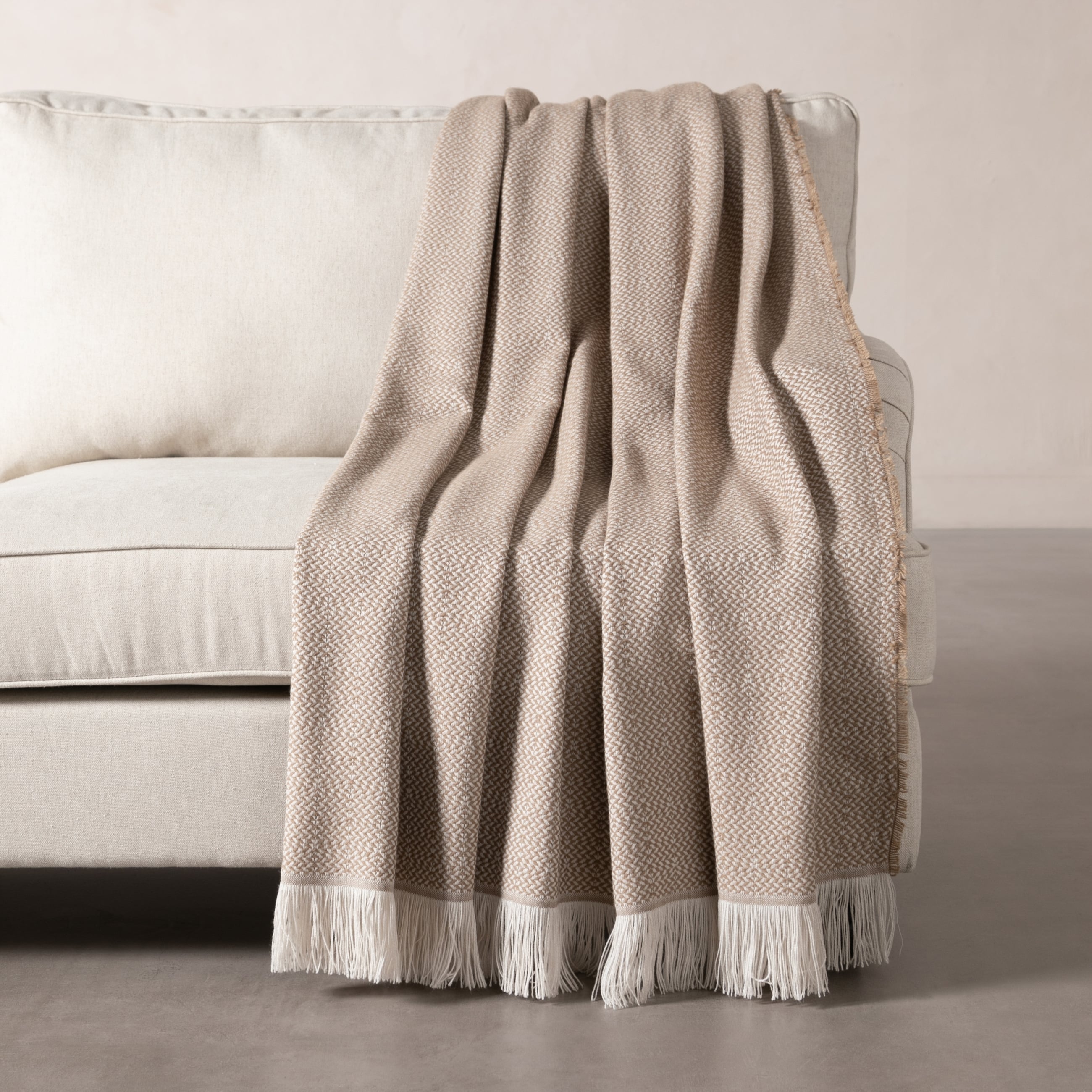 IVA KOLTUK ŞALI BEJ 140X170