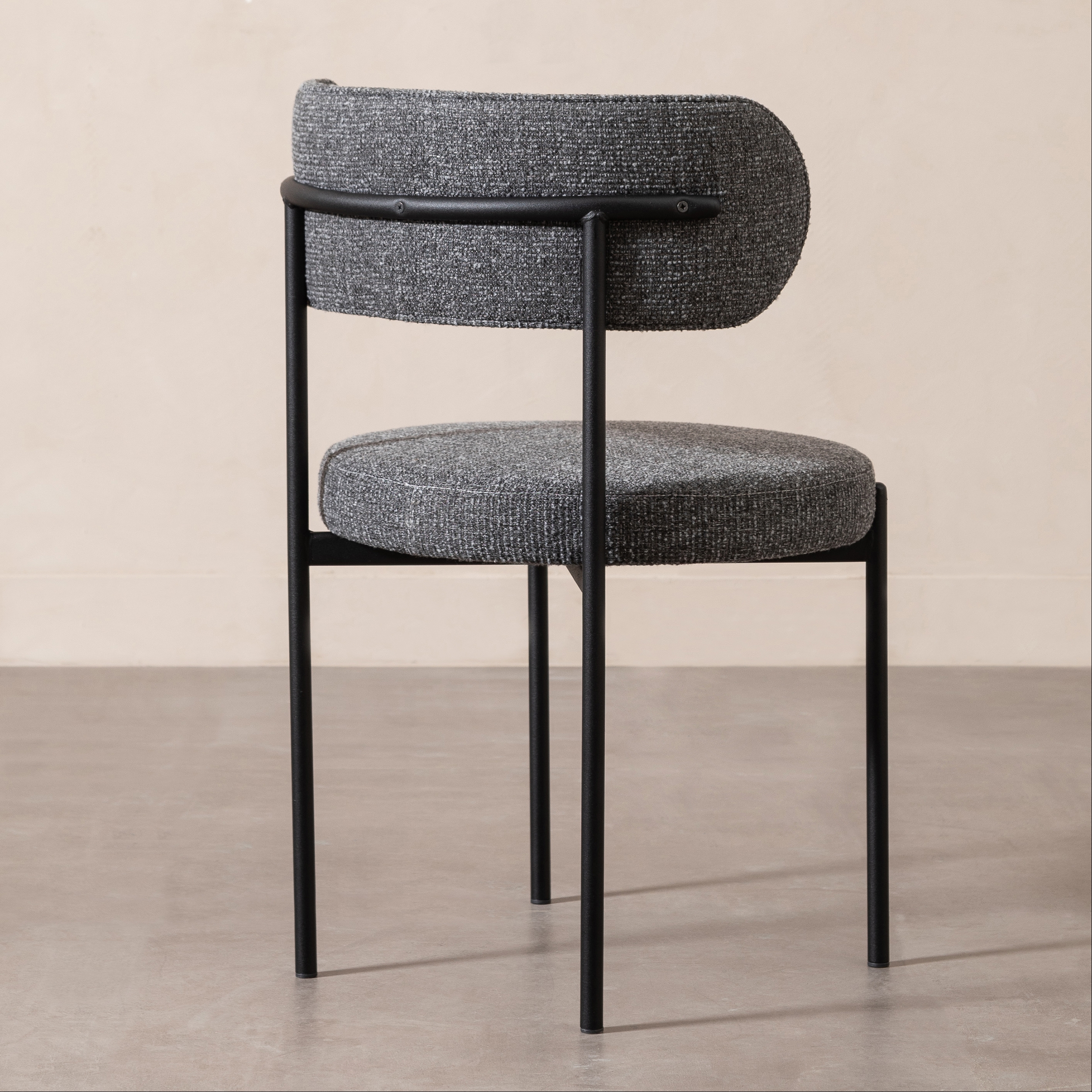 CIRCLE SANDALYE KOYU GRİ