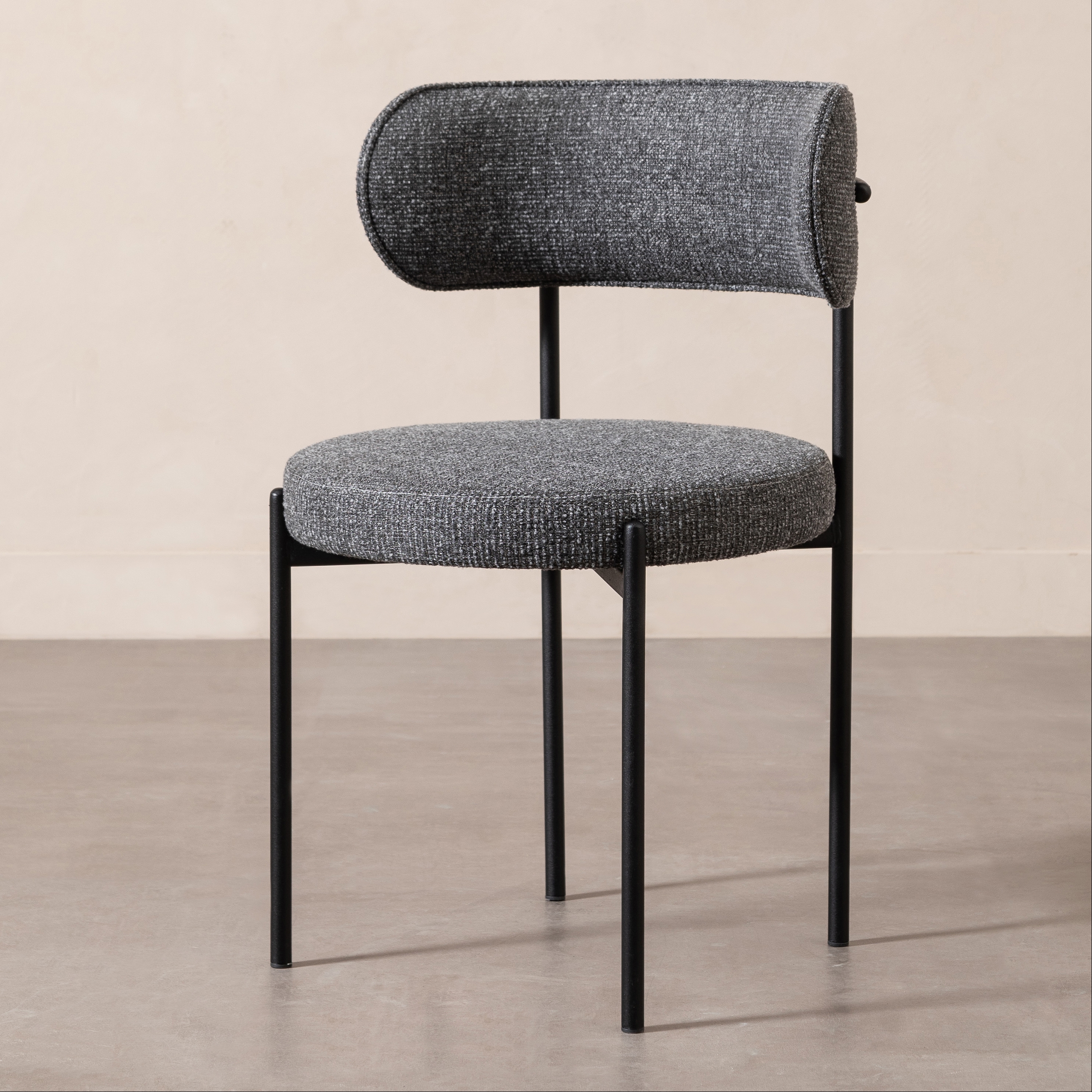 CIRCLE SANDALYE KOYU GRİ