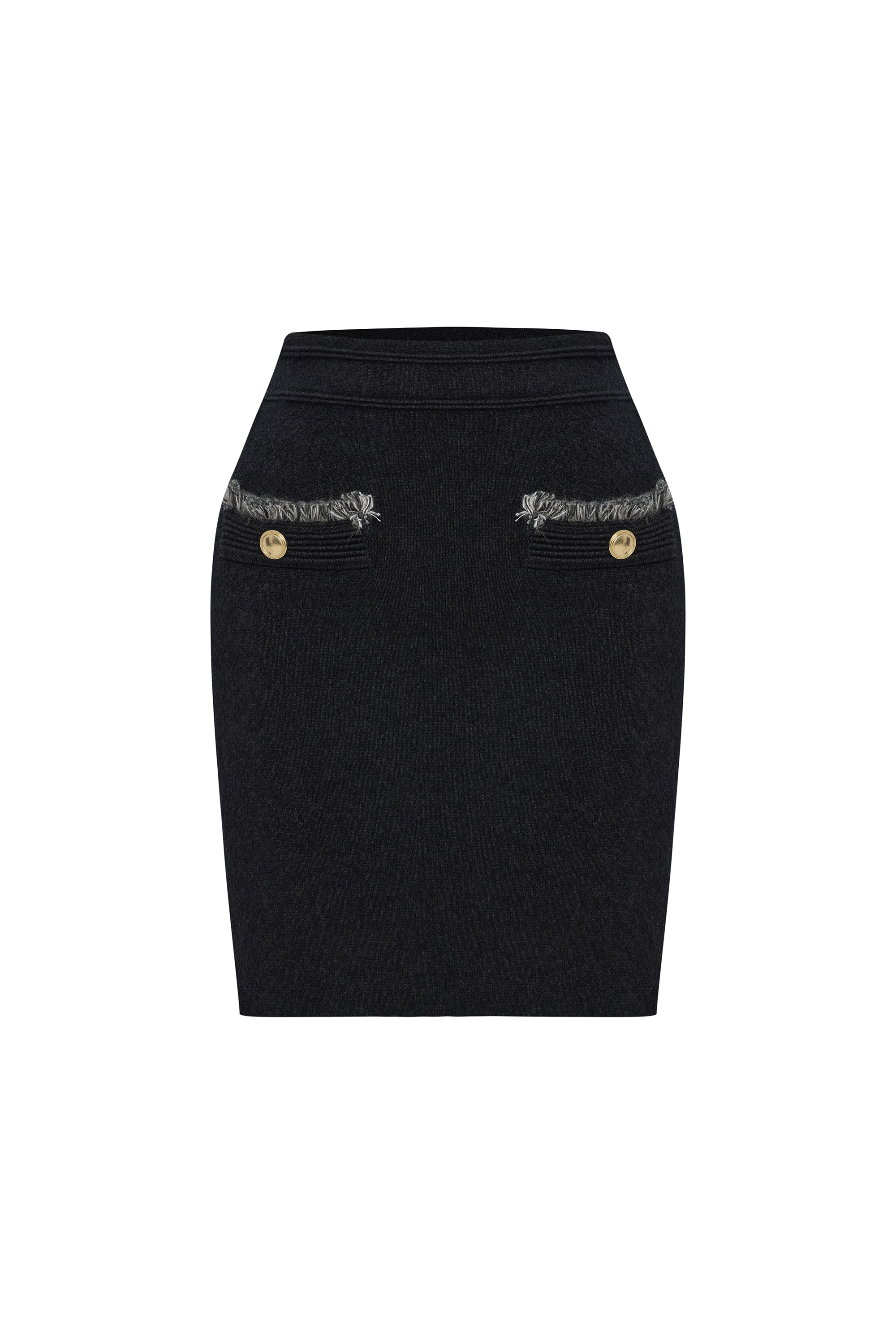 CEP DETAYLI MİNİ ETEK