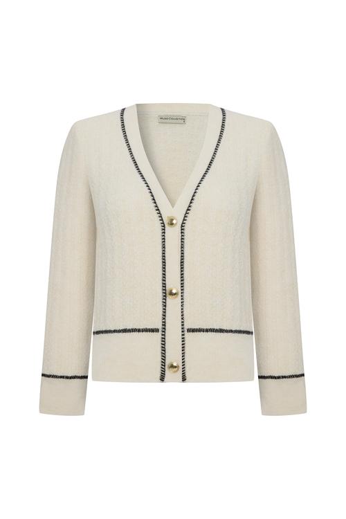  ÇİZGİ DETAYLI HIRKA