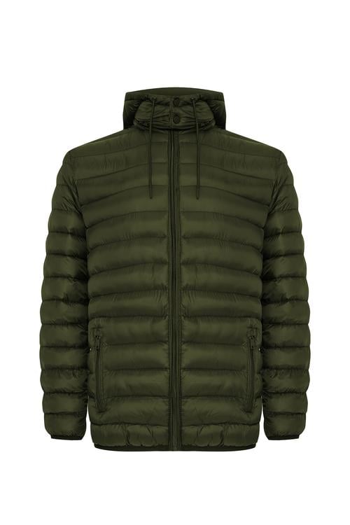  KAPİTONELİ DİK YAKA KAPÜŞONLU ŞİŞME MONT