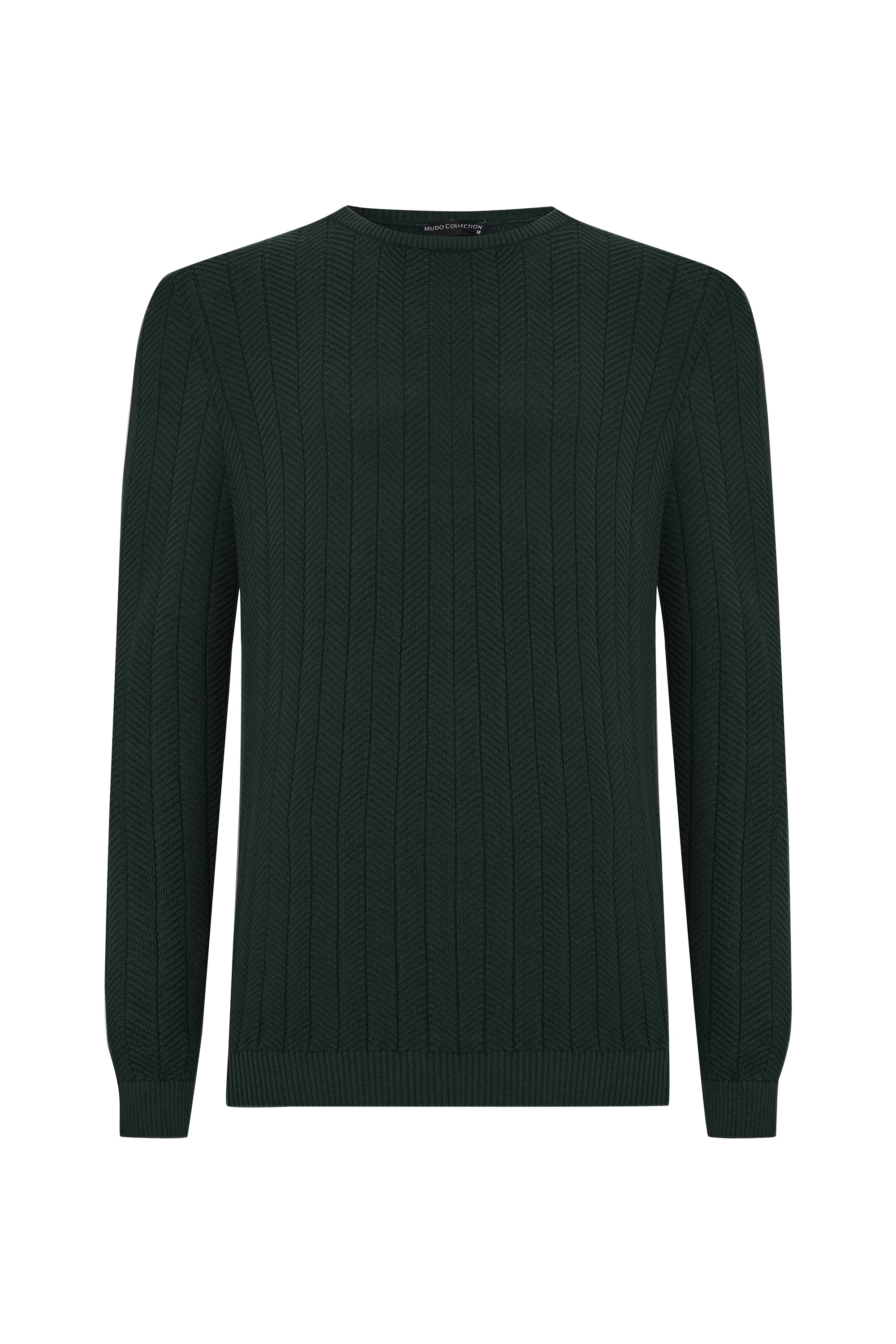 DESENLİ BİSİKLET YAKA KAZAK