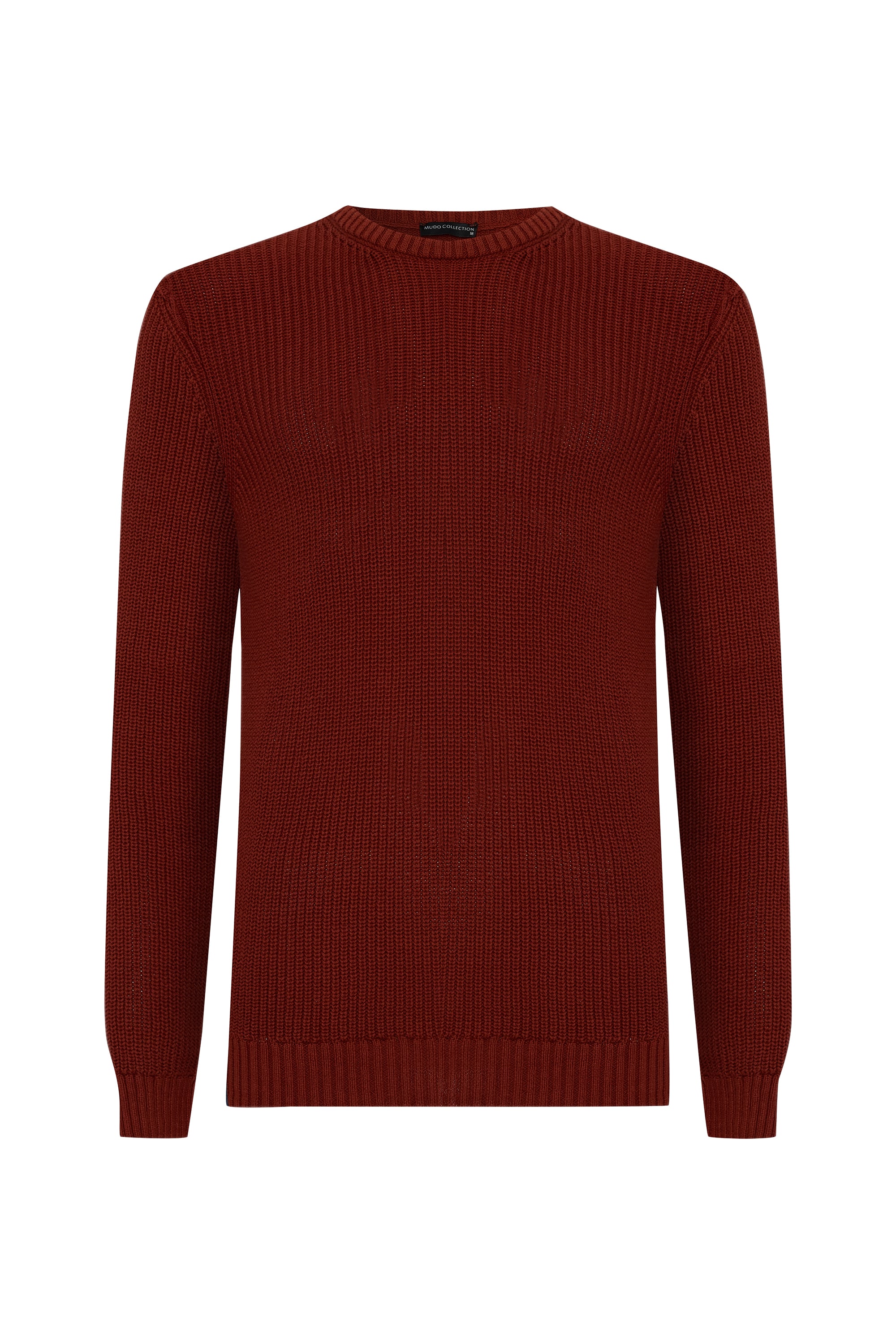 ÖRGÜLÜ BİSİKLET YAKA KAZAK