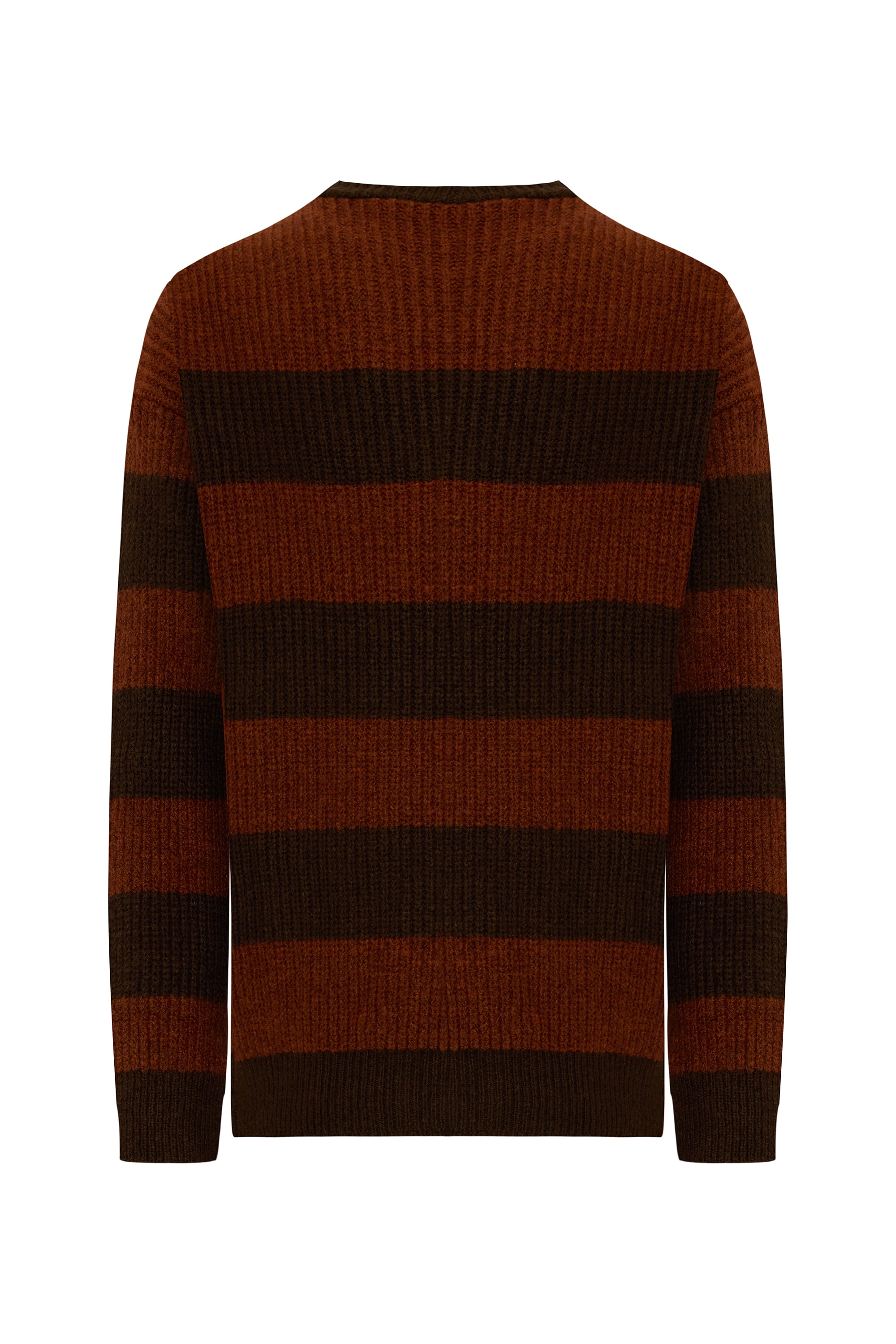 ÇİZGİLİ BİSİKLET YAKA KAZAK