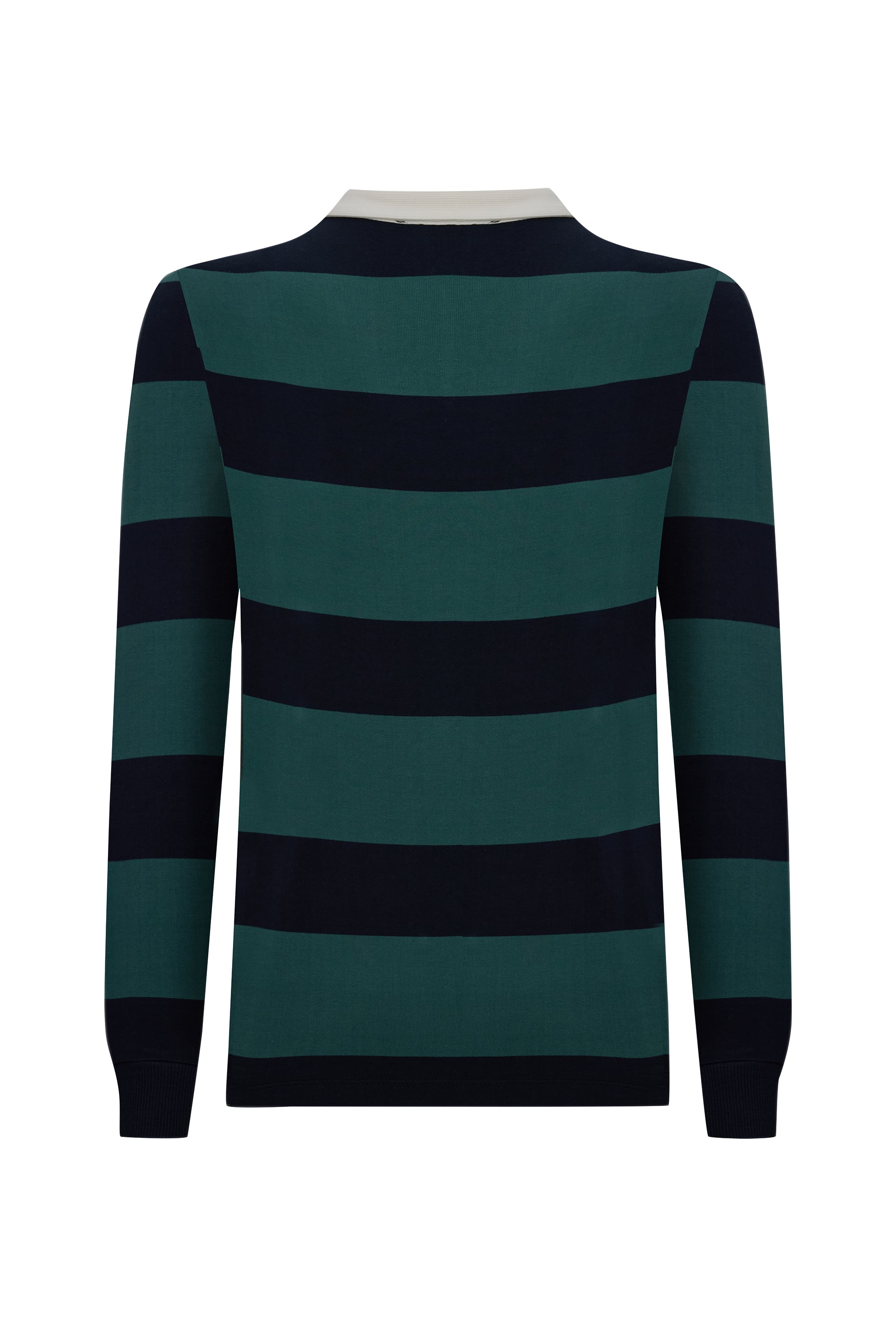 POLO YAKA ÇİZGİLİ SWEATSHIRT