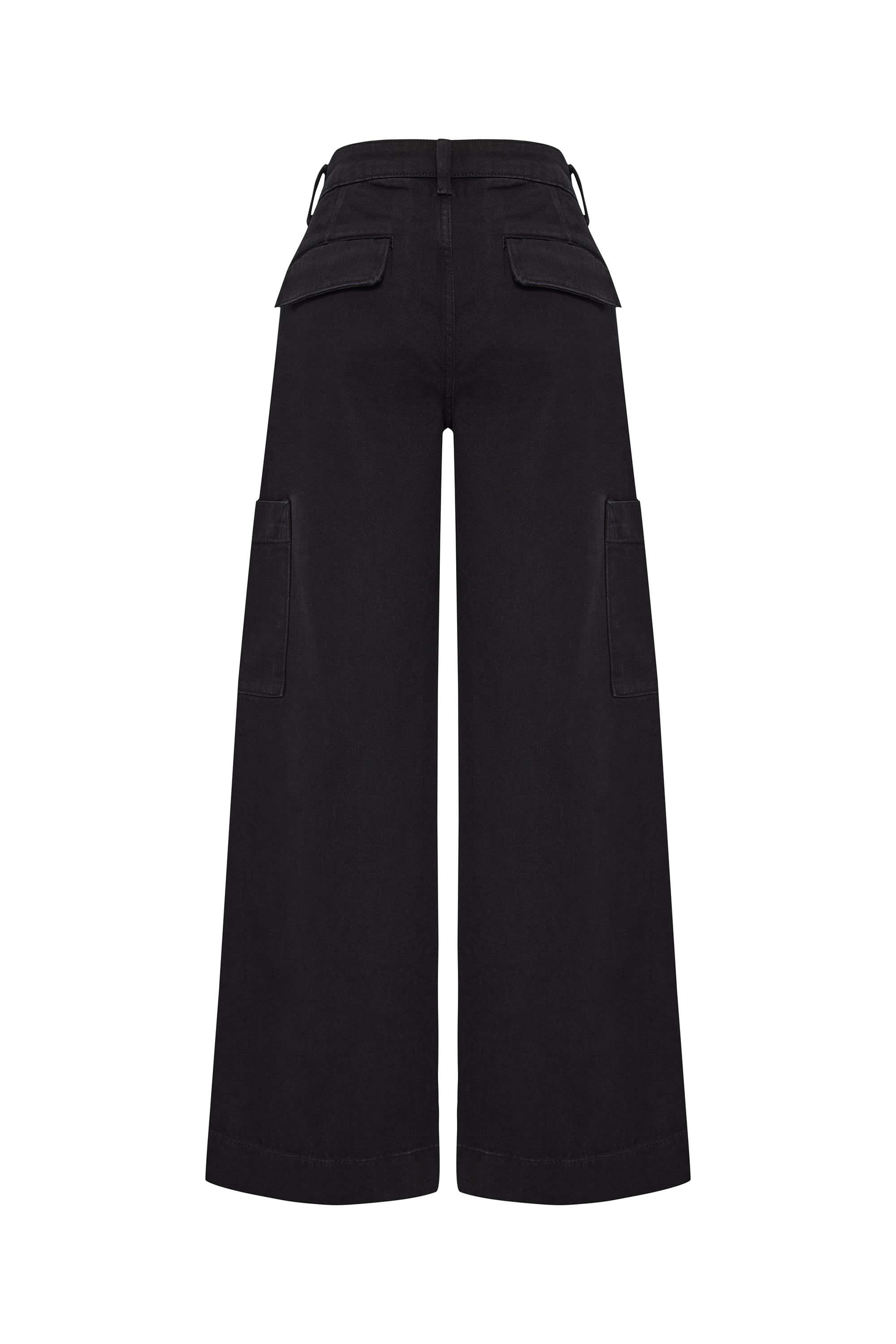 WIDE LEG CEPLİ JEAN PANTOLON