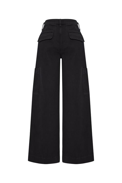 WIDE LEG CEPLİ JEAN PANTOLON