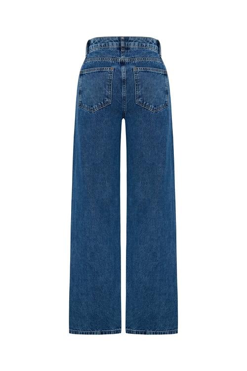 WIDE LEG JEAN PANTOLON