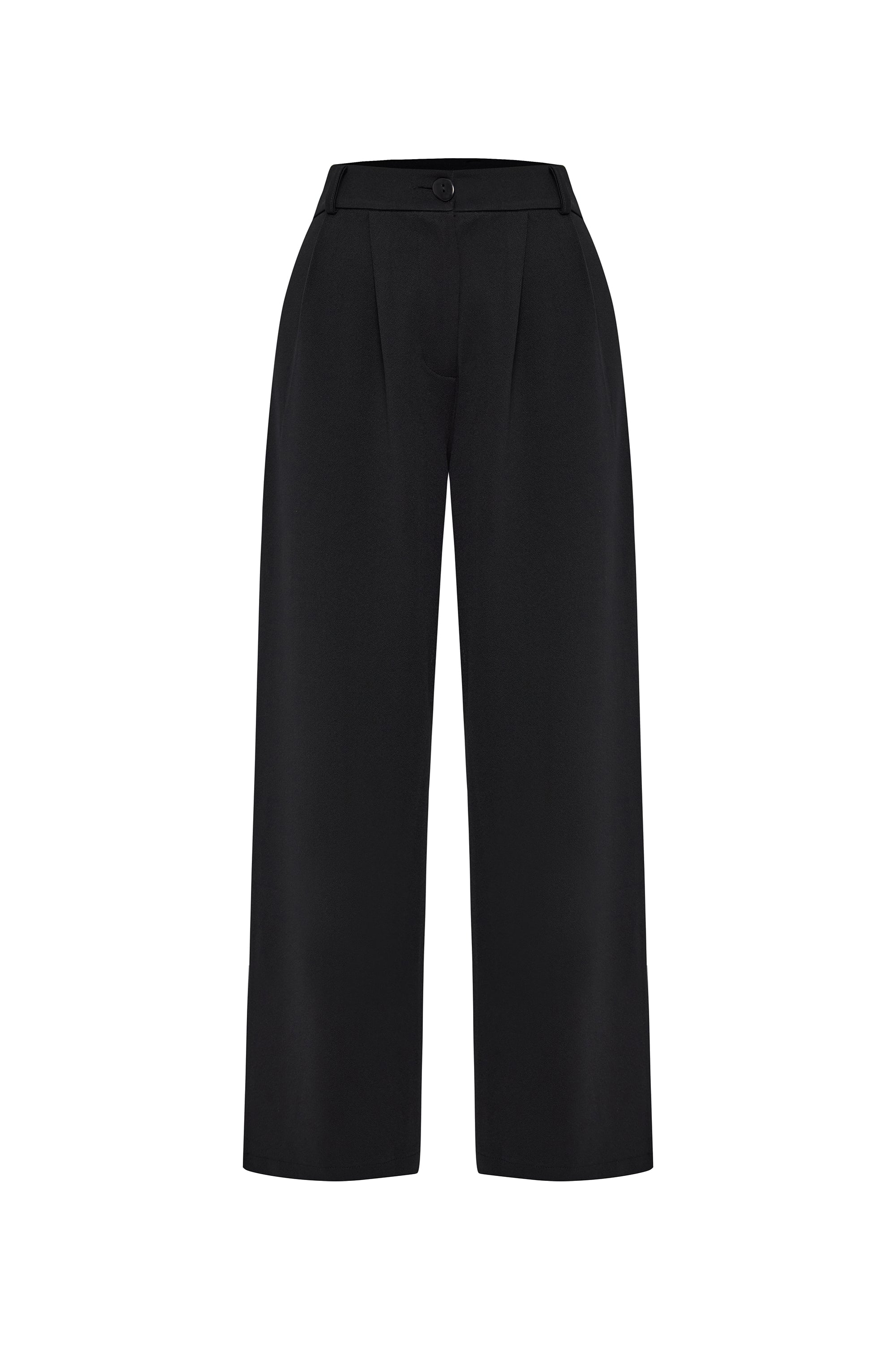 WIDE LEG PİLELİ YÜKSEK BEL PANTOLON