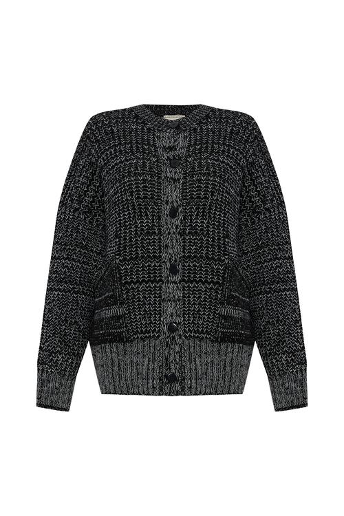  DÜĞMELİ OVERSIZE HIRKA