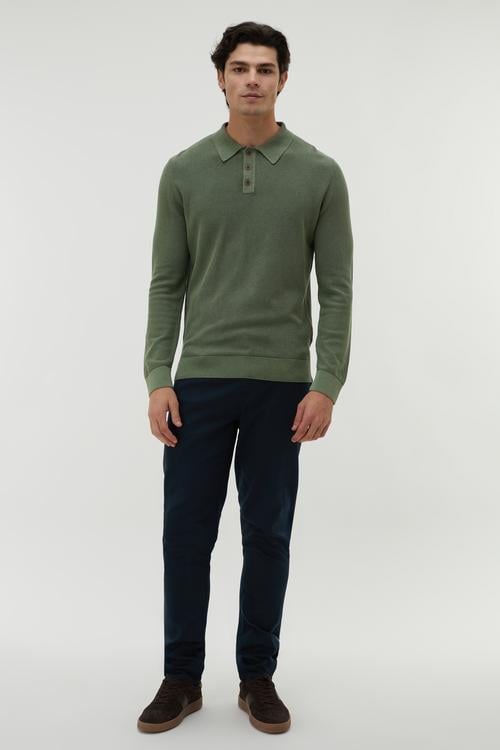  POLO YAKA TRİKO KAZAK