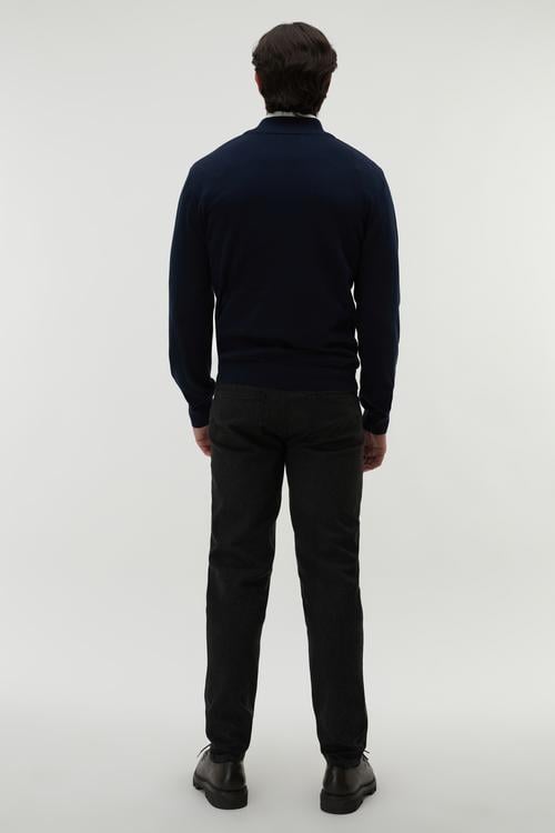  DİK YAKA UZUN KOLLU KAZAK