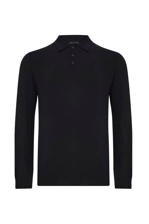  YÜN KARIŞIMLI POLO YAKA KAZAK